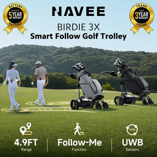 Birdie 3X - Electric Follow Golf Trolley