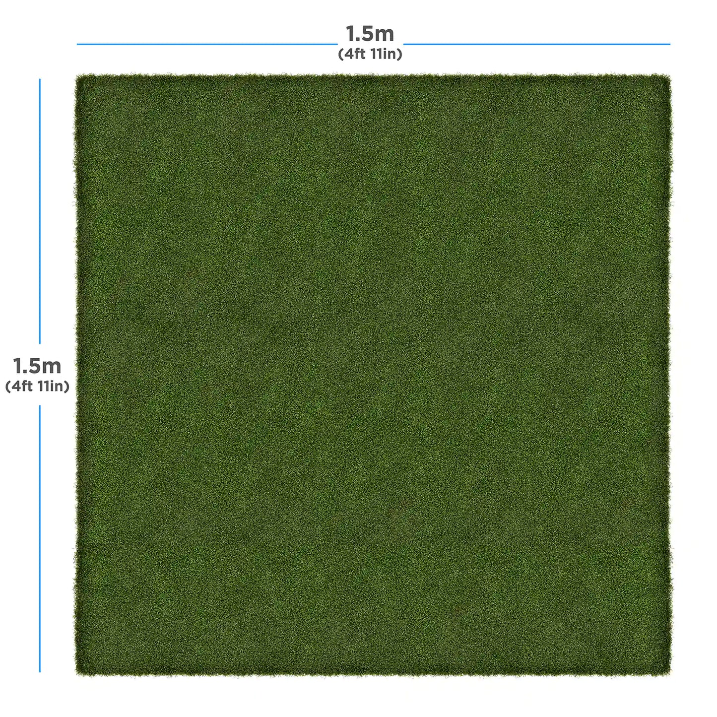 Tapete de Relva para Tacada 1,5m x 1,5m (4' 11" x 4' 11")