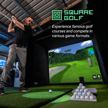 Monitor de lanzamiento doméstico Square Golf