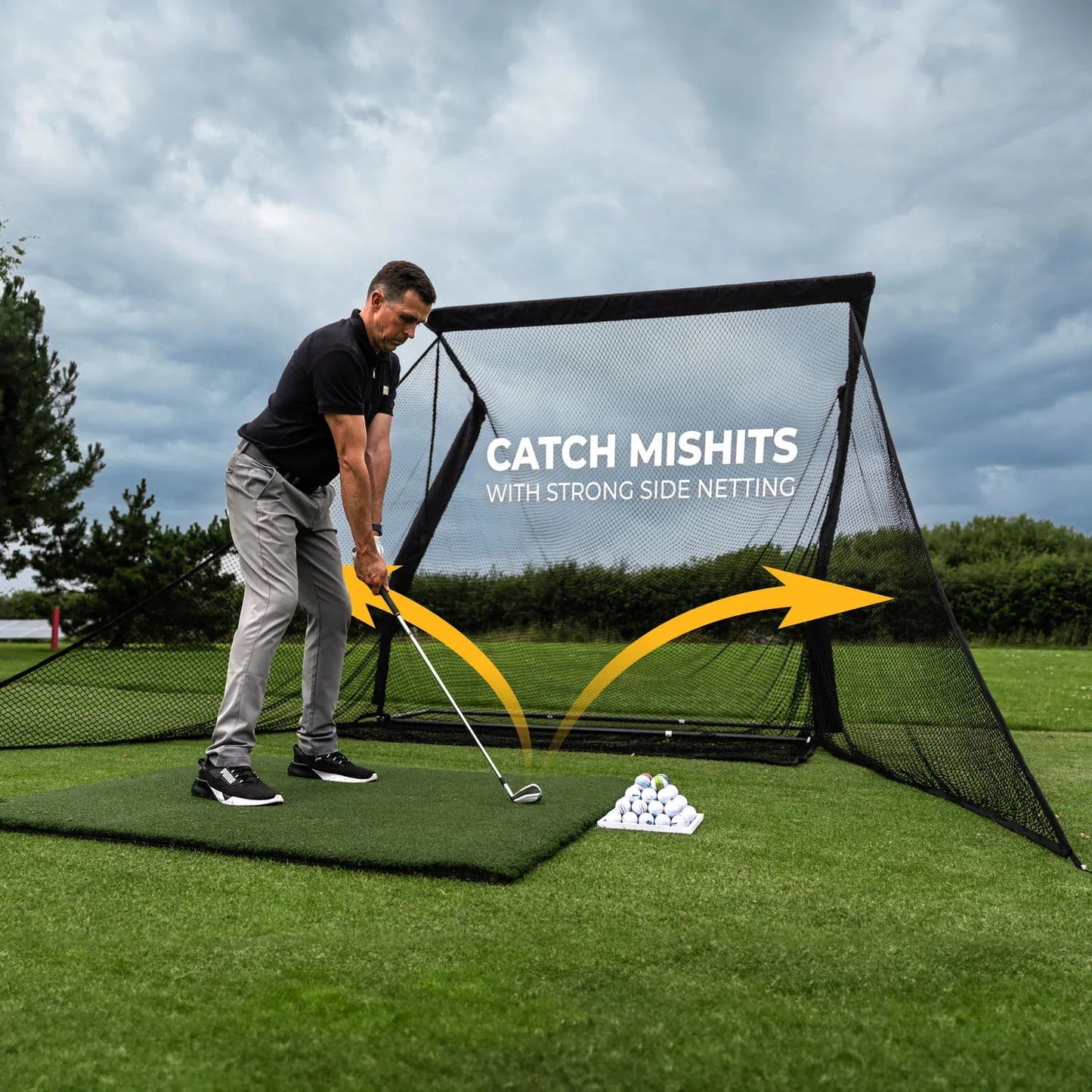 GOLFBUDDY Shot Mate Practice Net Bundle