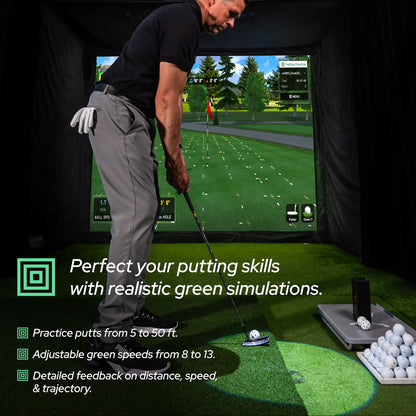 Monitor de lanzamiento doméstico Square Golf