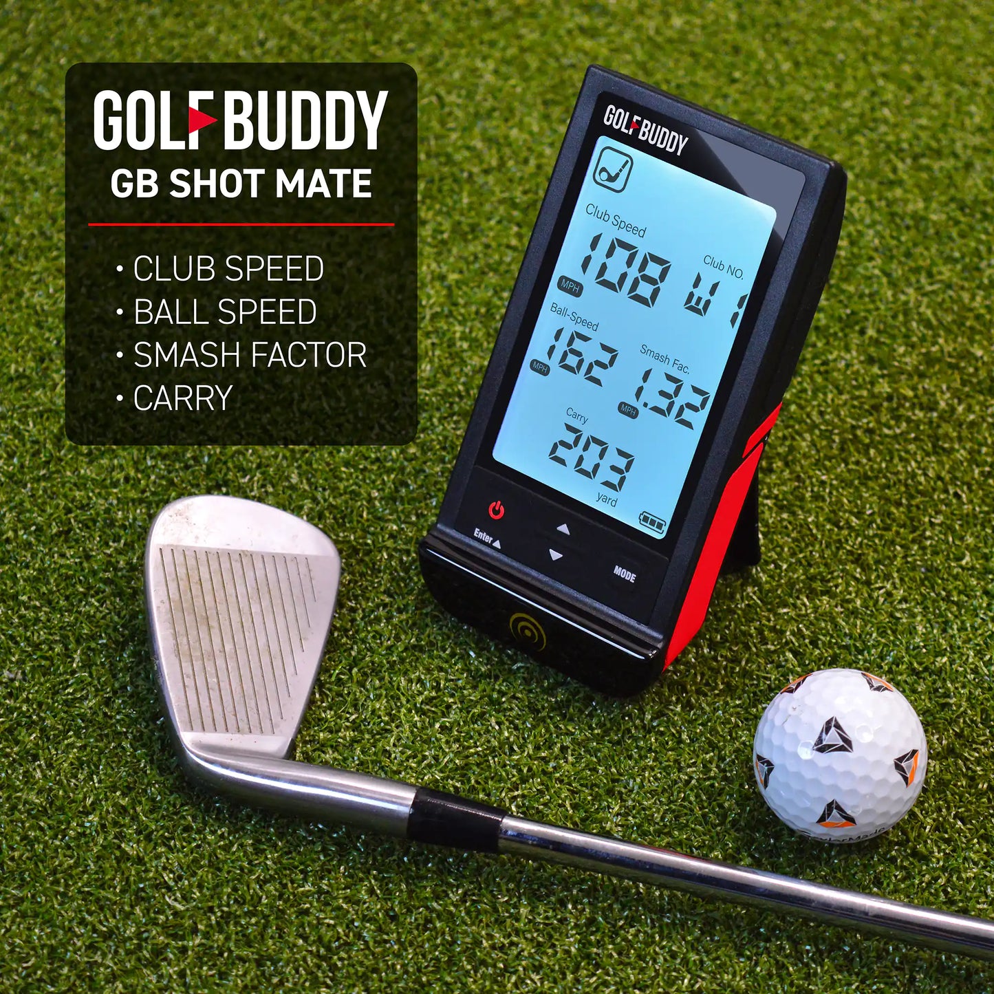 Monitor de lanzamiento GOLFBUDDY Shot Mate