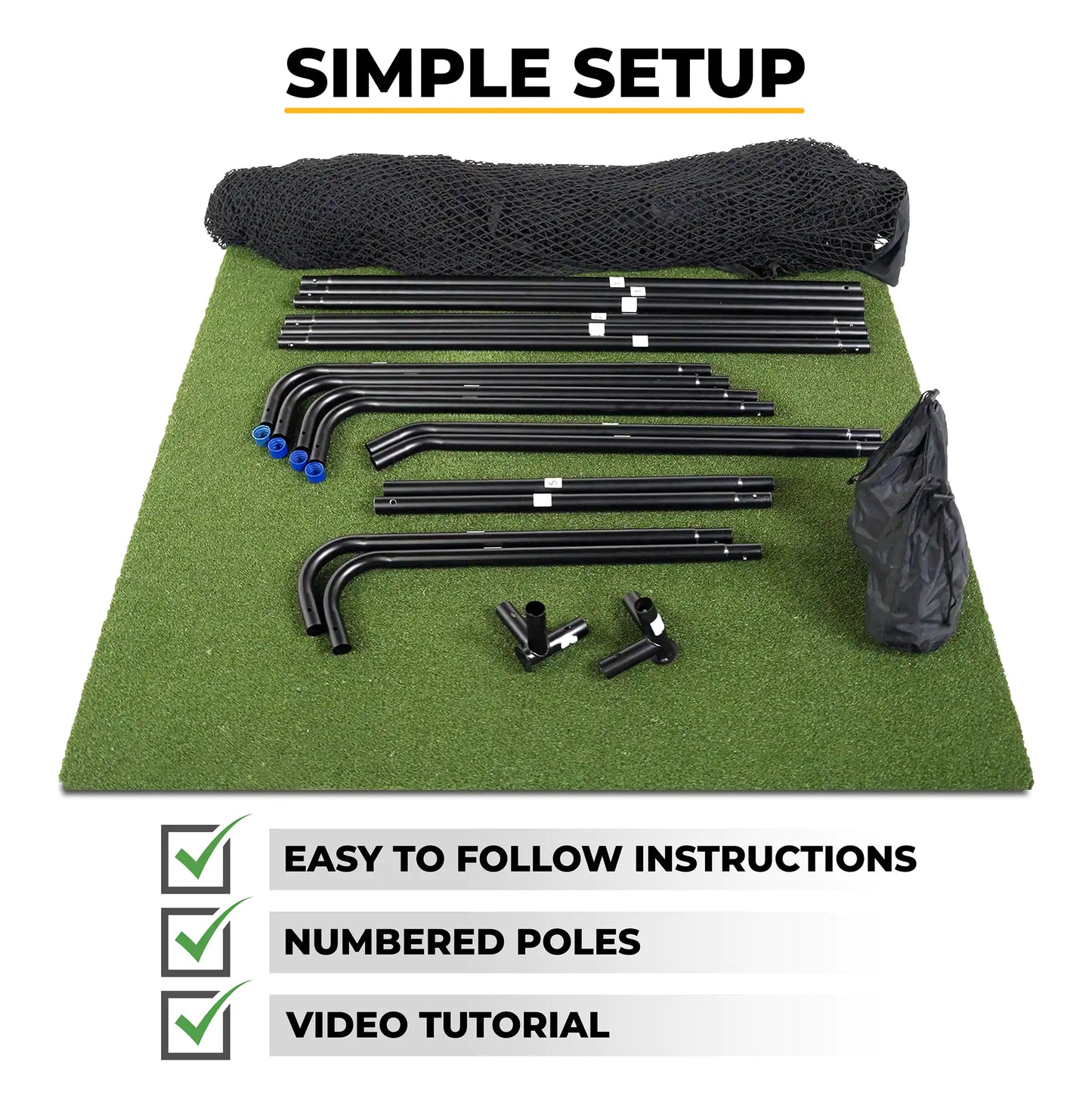 GOLFBUDDY Shot Mate Practice Net Bundle
