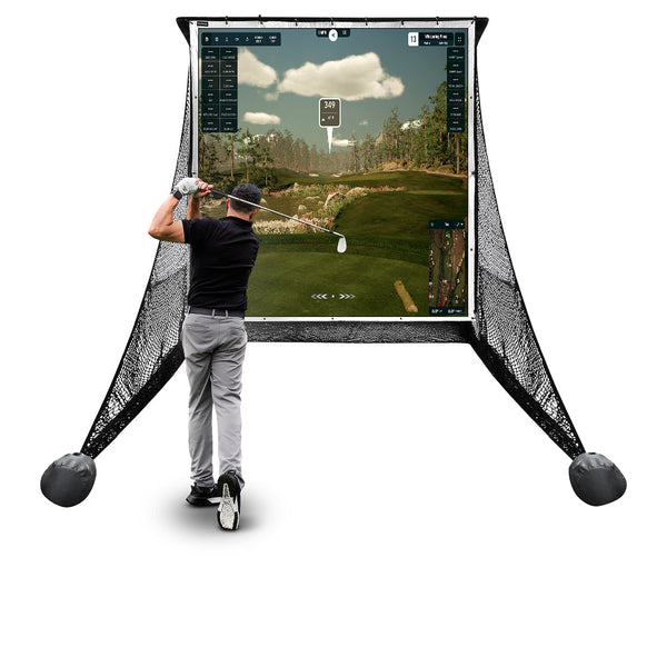 SimSpace Practice Net + Pantalla de impacto