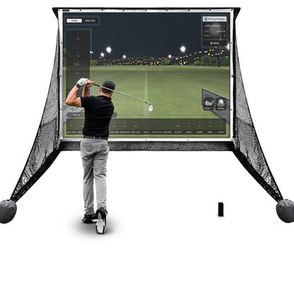 Paquete de red de práctica Square Golf para casa